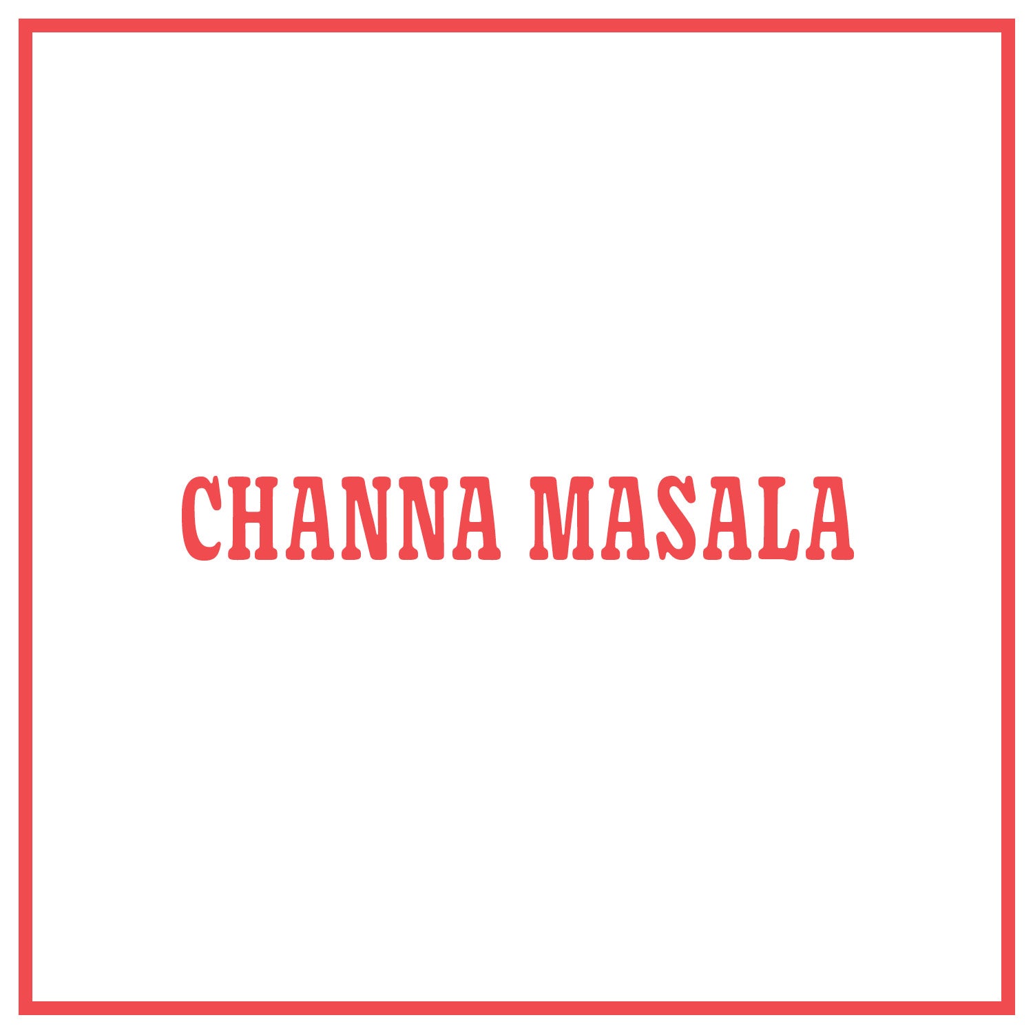 Channa Masala