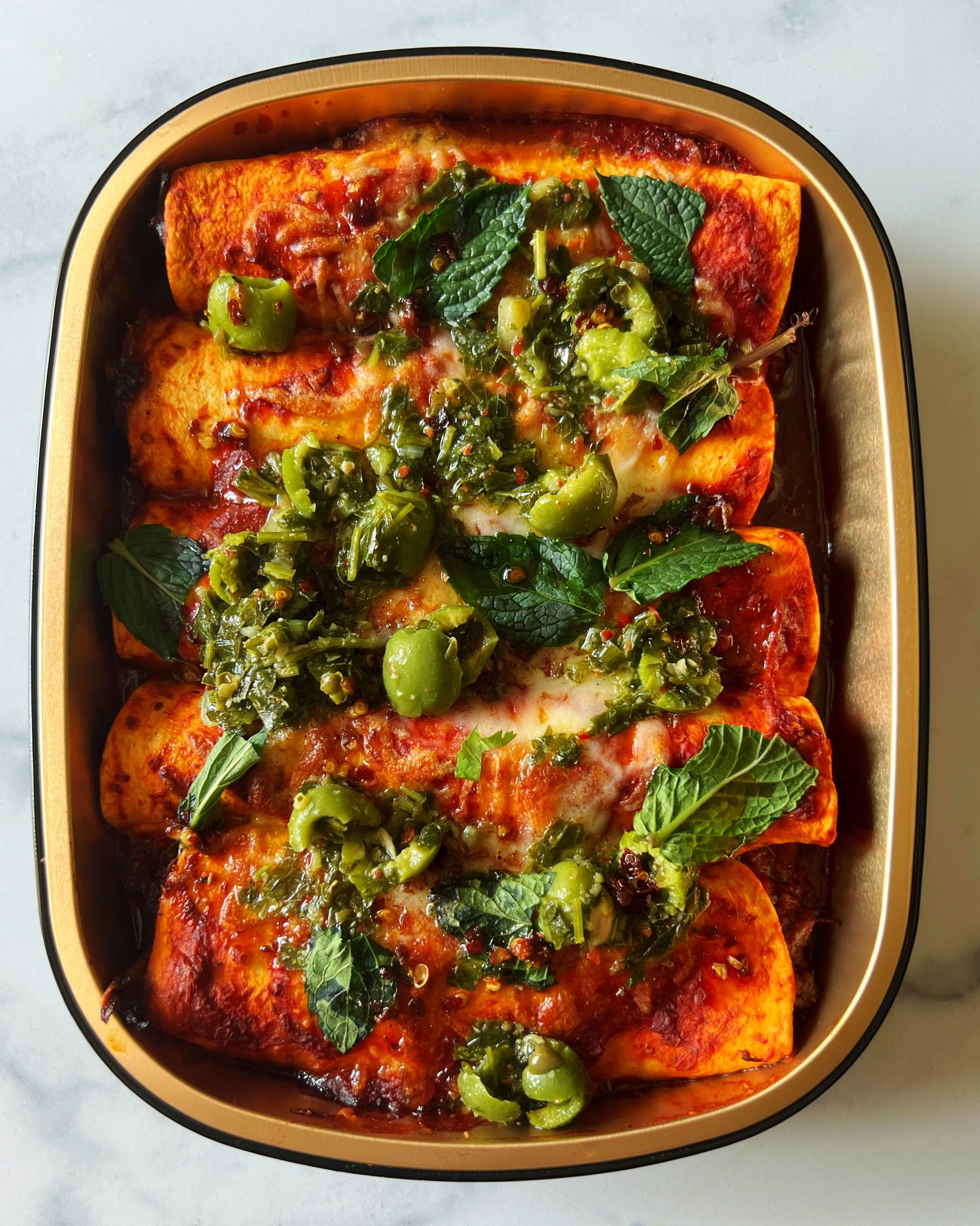 Beef Barbacoa Enchiladas Redstart Foods