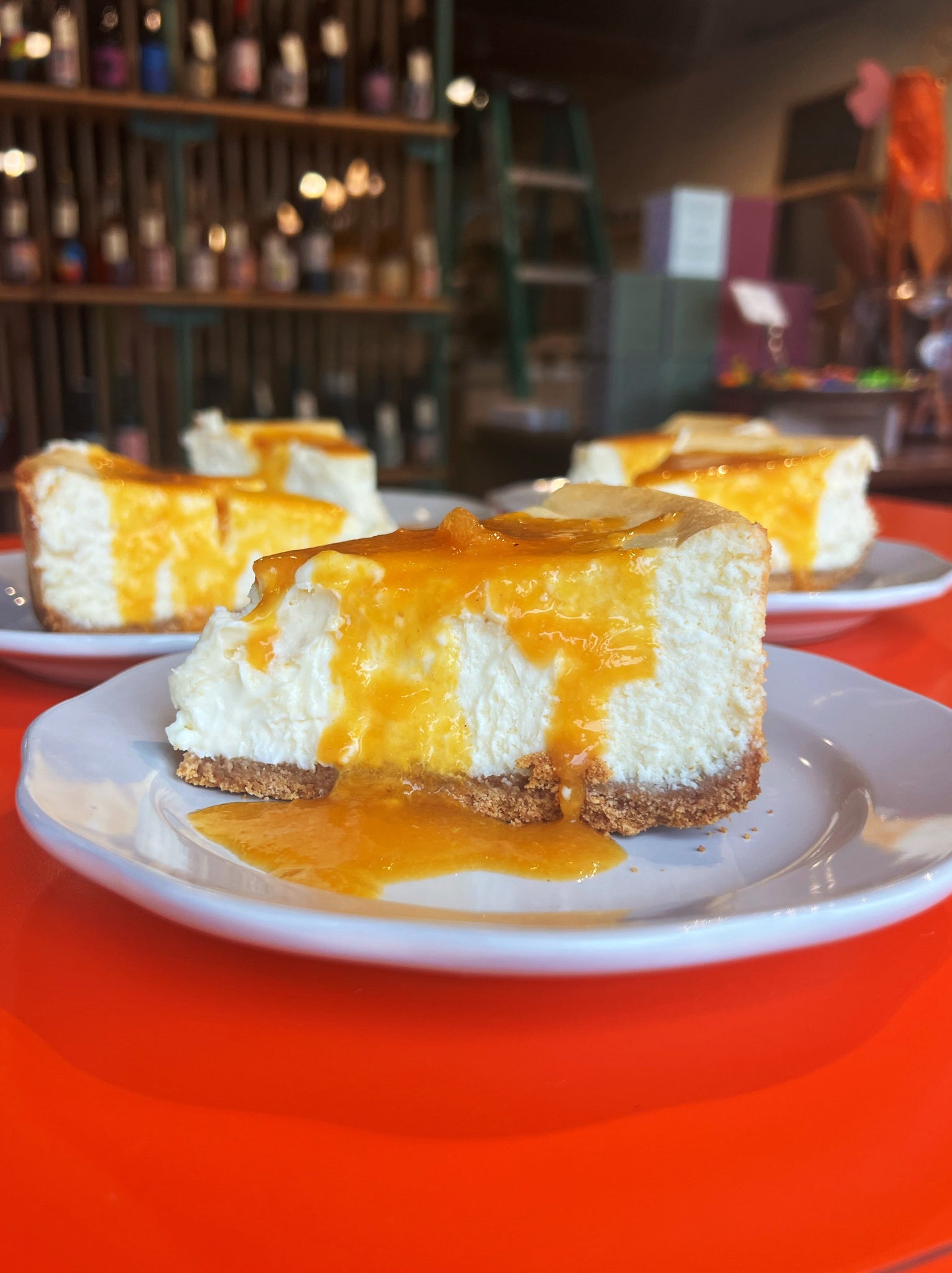 Satsuma and Marscapone Cheesecake