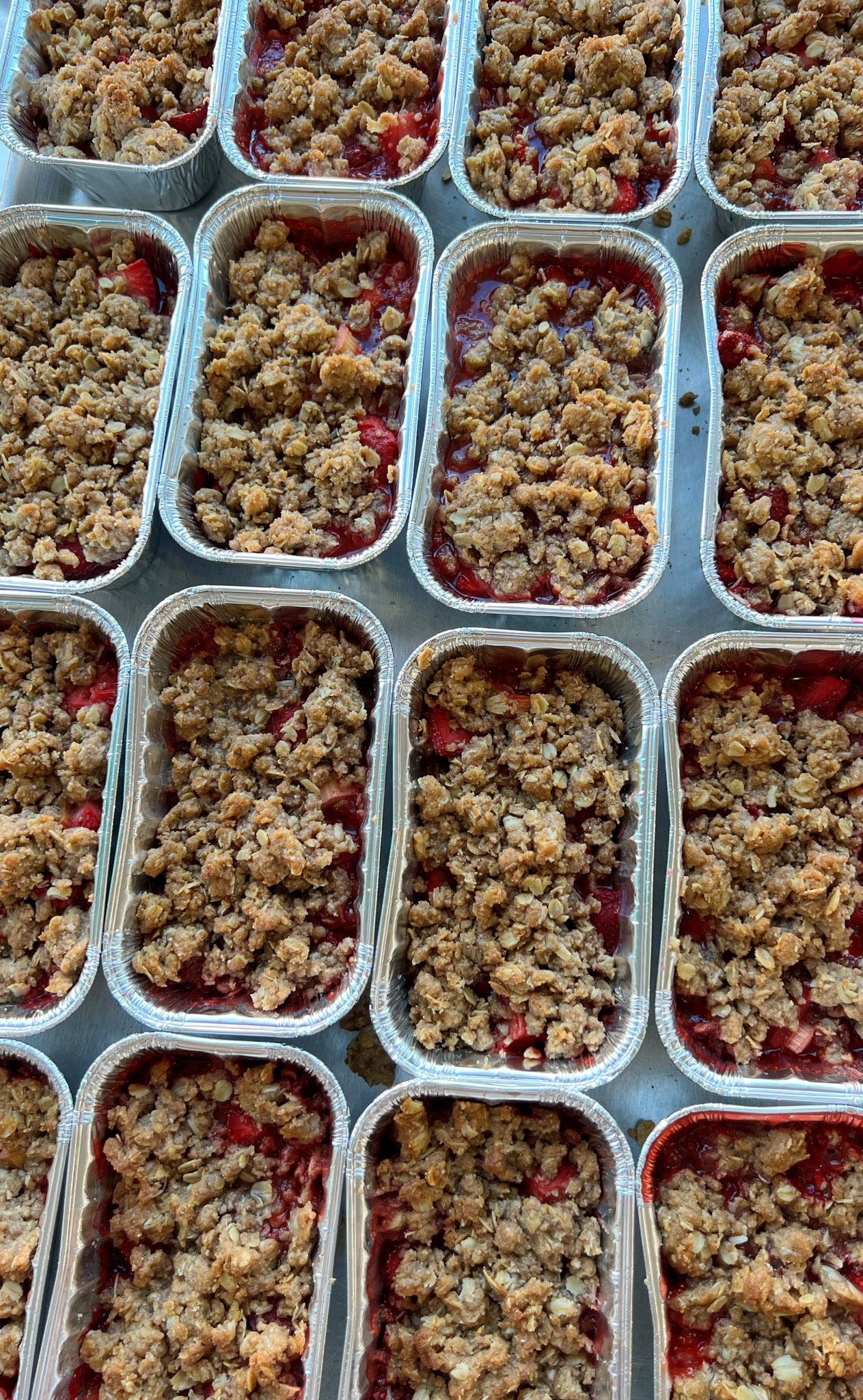 Strawberry, Rhubarb and Buckwheat Cobbler