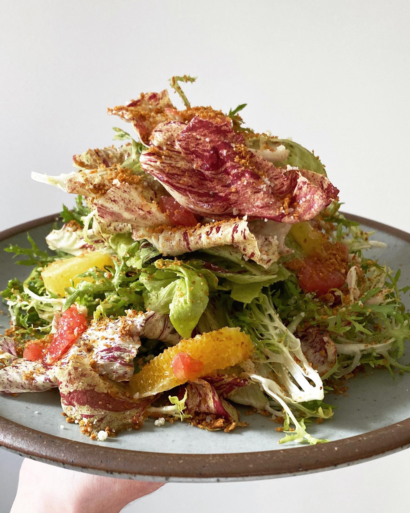 Chicories with Orange Fennel Vinaigrette