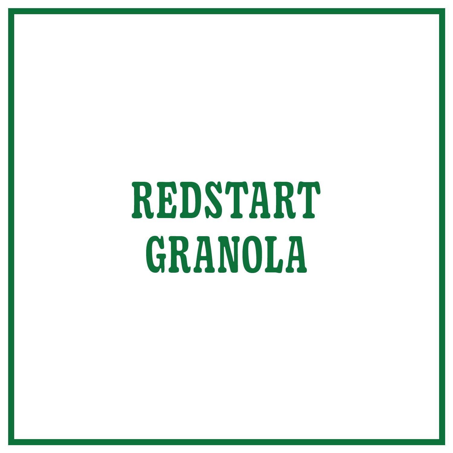 Redstart Granola