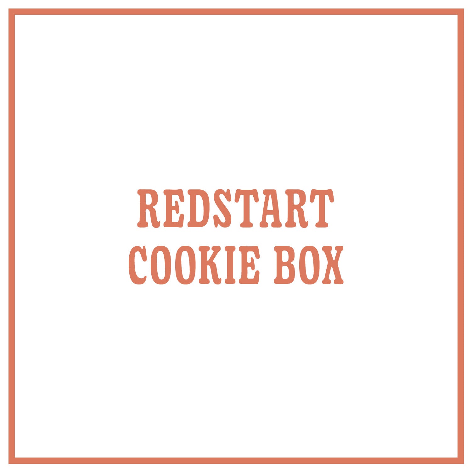 Redstart Cookie Box
