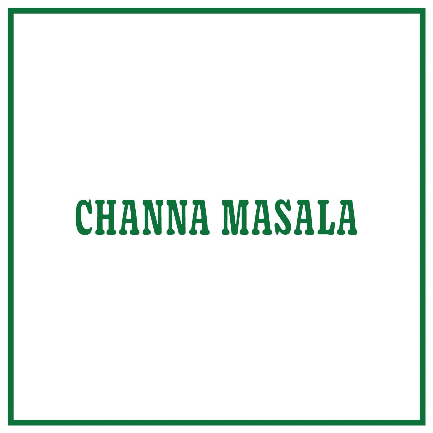 Channa Masala