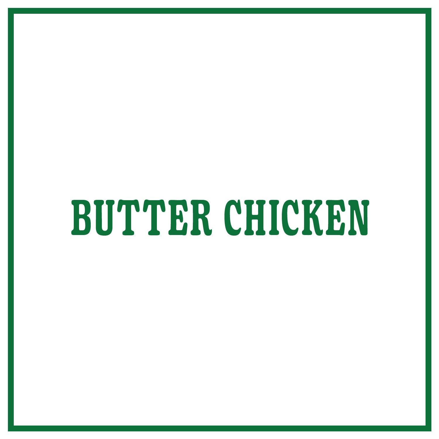 Butter Chicken