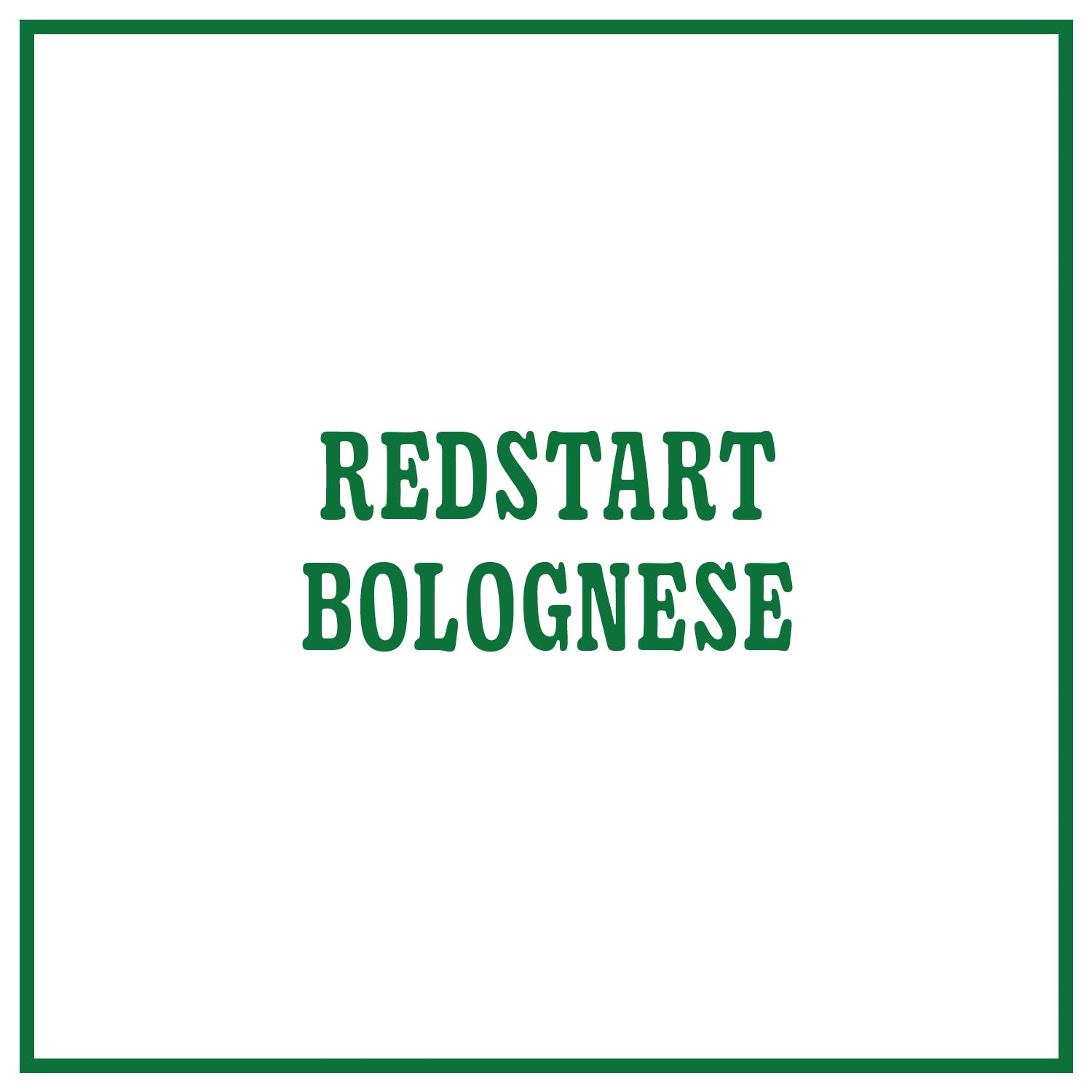 Redstart Bolognese